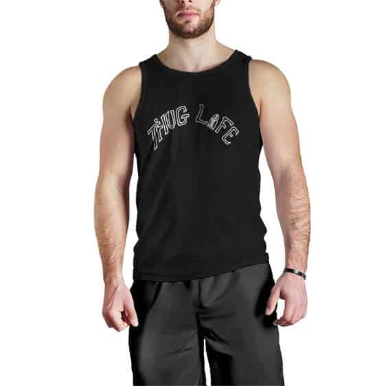 2Pac Thug Life Tattoo Logo Sleeveless Shirt