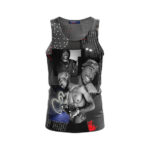 Tupac Shakur Portrait Collage Black Tank Top