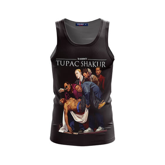 The Entombment Of King Tupac Black Tank Top