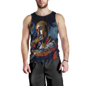 Tupac Shakur Abstract Painting Sleeveless Shirt