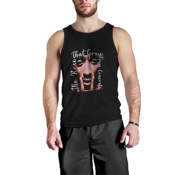 The Rose That Grew From Concrete Tupac Tank Top