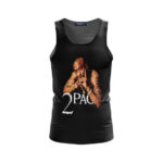 Tupac Shakur Classic Portrait Makaveli Tank Top
