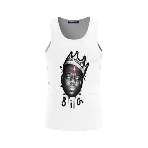 Tribute To Notorious B.I.G. Head Cut Out Singlet