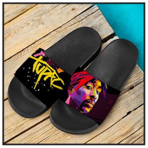 Tupac Shakur Slide Sandals