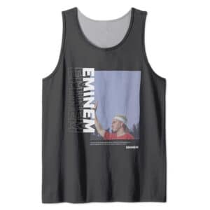 American Rapper Eminem Portrait Sleeveless Shirt