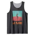 La Flame Travis Scott Centaur Art Black Tank Top