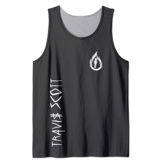 La Flame Travis Scott Minimalist Logo Tank Shirt