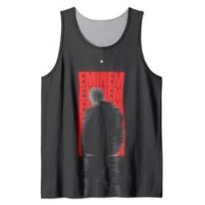 Rap God Eminem Back View Blurry Art Tank Shirt