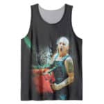 Slim Shady Holding Chainsaw Vintage Art Singlet