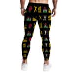 Stunning The Godfather Rose Pattern Jogger Pants