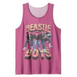 Awesome Rap Group Beastie Boys Pink Tank Shirt
