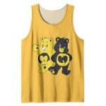 Cute Wu-Tang Clan Care Bears Yellow Tank Top