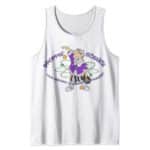 Droppin' Science Galileo Cartoon Sticker Tank Top