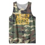 Hip-Hop Group Public Enemy Camouflage Tank Shirt