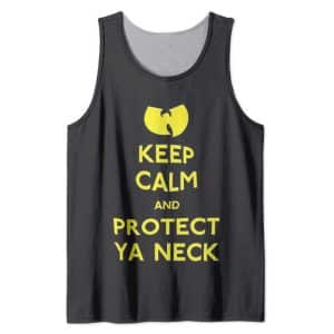 Keep Calm And Protect Ya Neck Black Tank Shirt