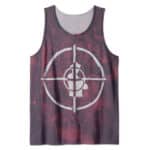 Public Enemy Iconic Logo Grunge Artwork Singlet