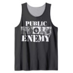 Public Enemy Monochrome Pictures Art Tank Top