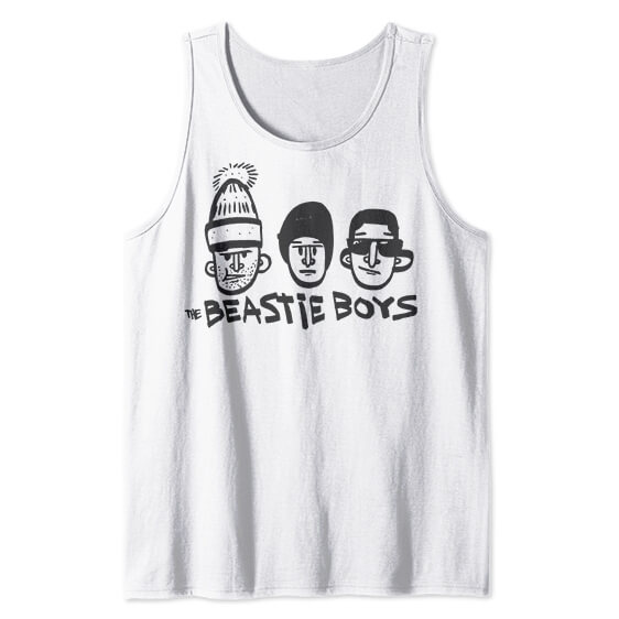 Rap Group Beastie Boys Cartoon Head Art Singlet