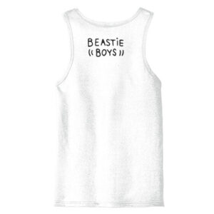 Rap Group Beastie Boys Logo Icon White Tank Shirt