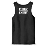 Rap Group Public Enemy Half Skull Logo Tank Shirt