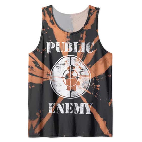 Public Enemy - Rebirth Of A Nation Big Logo Gold T-Shirt | Guerrilla Funk Store