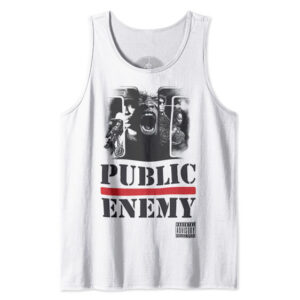 Rap Group Public Enemy Photo Collage Art Tank Top