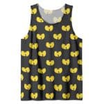 Rap Group Wu-Tang Clan Logo Pattern Black Singlet