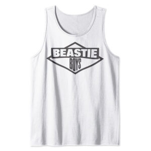 Rap Rock Group Beastie Boys Logo White Tank Top