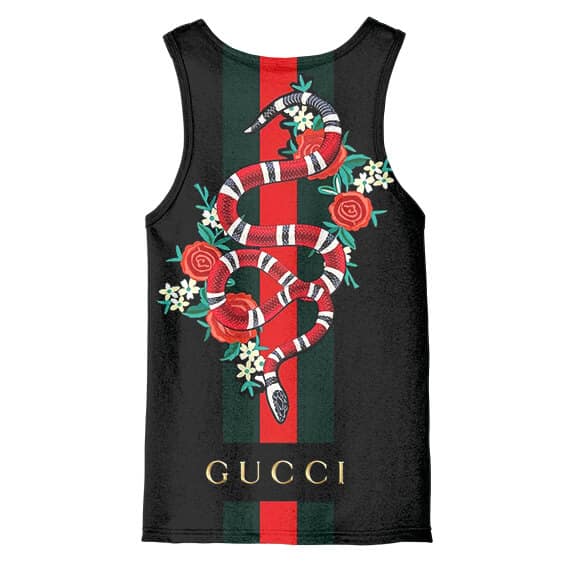Snoop Dogg Snake Gucci Logo Artwork Tank Shirt