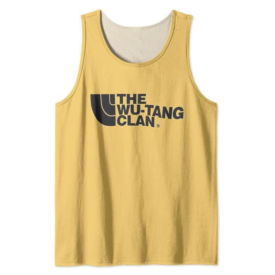 The Wu-Tang Clan North Face Logo Yellow Singlet