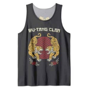 Wu-Tang Clan Tiger Style Rose Art Tank Shirt