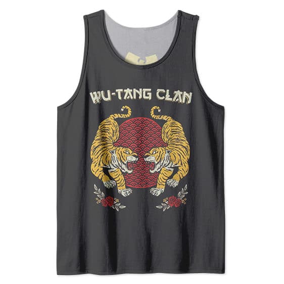 Wu-Tang Clan Tiger Style Rose Art Tank Shirt