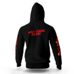 Flaming Wu-Tang Clan Symbol Black Hoodie