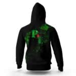 Green Skull Silhouette Art Public Enemy Hoody