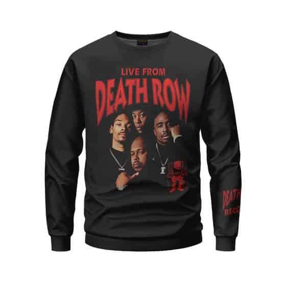 Live From Death Row Record Label Crewneck Sweater