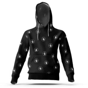 Public Enemy Crosshairs Pattern Hooded Jacket