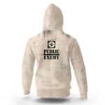 Public Enemy Logo Crosshairs Grunge Design Hoody