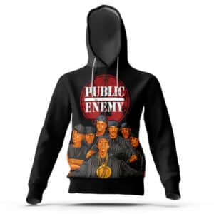 Public Enemy Members Art Hooded Sweatshirt