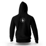 Public Enemy Typography Black Hooded Sweatshirt