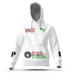 Public Enemy's Fight The Power White Hoodie