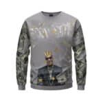 Snoop Dogg Good Life Gray Crewneck Sweatshirt