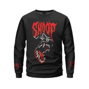 Snoop Dogg Horror Bloody Dog Silhouette Sweater