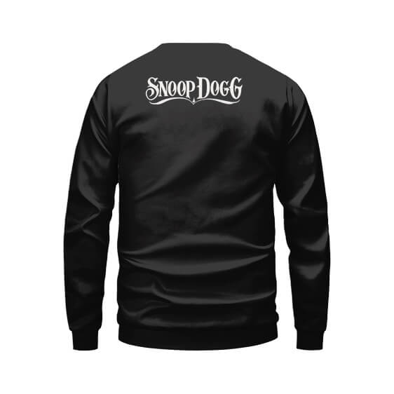 Snoop Dogg Portrait Art Black Crewneck Sweater