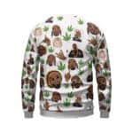 Snoop Dogg Weed And Joint Pattern Sweatshirt