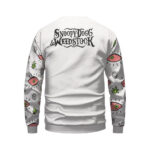 Snoopy Dogg Weed Stock White Crewneck Sweatshirt