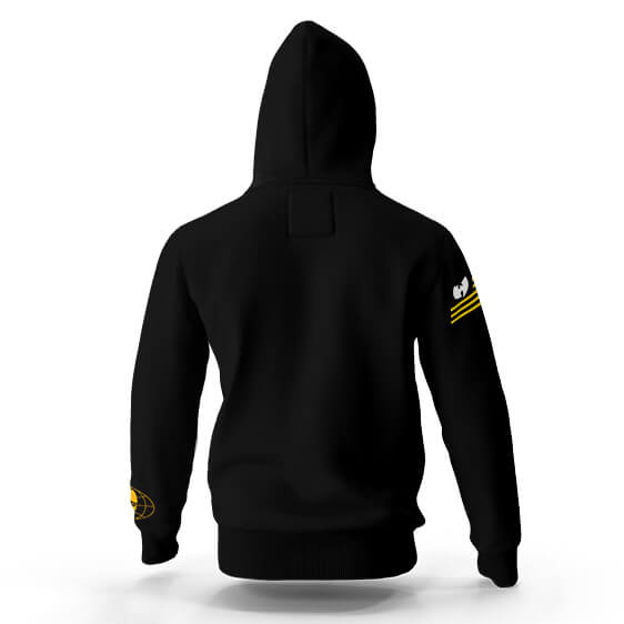 Wu-Tang Clan Iconic Logo Black Hooded Jacket