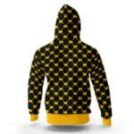 Wu-Tang Clan Logo Honeycomb Pattern Hooded Jacket