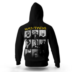 Wu-Tang Clan Members Silhouette Art Hooded Jacket