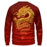 A Dragon Art Design Wu-Tang Clan Red Sweater