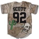 Air Jordan x Cactus Jack Pattern Baseball Shirt